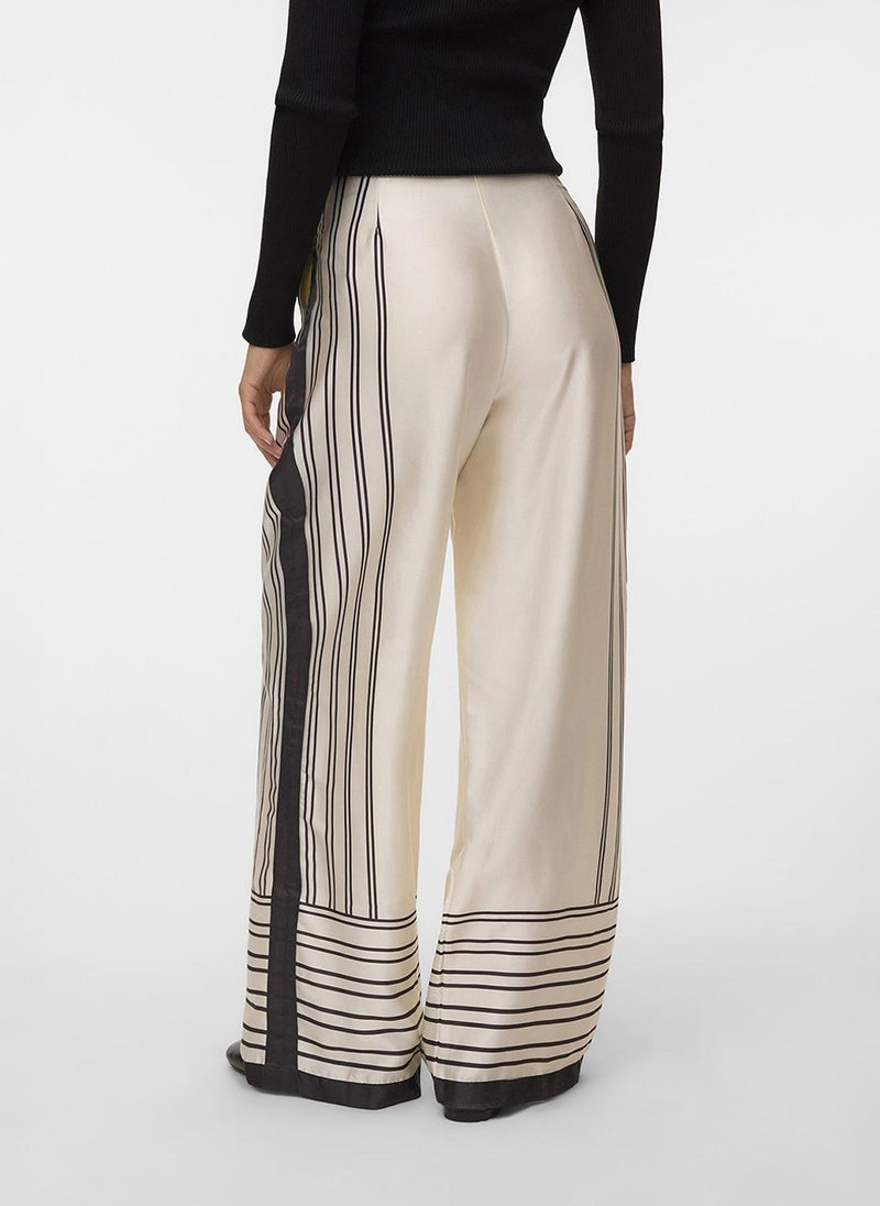 VERO MODA Women's VMEVINA Mid-Waist Straight-Leg Woven Pants - Image 3
