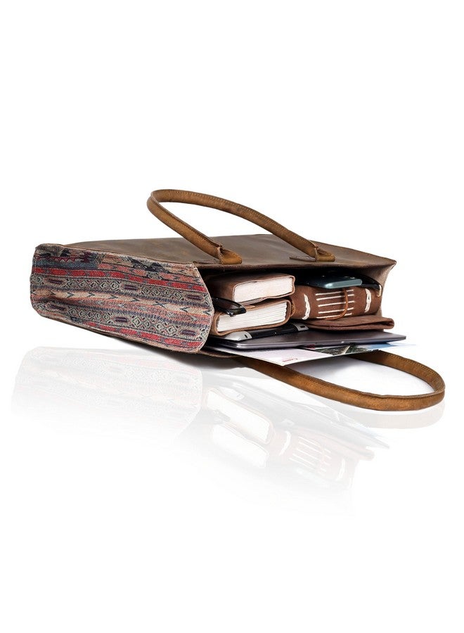 كويرو حقيبة كتف جلدية للنساء مقاس 16 بوصة، حقيبة سفر، حقيبة تسوق، حقيبة يد متعددة الأغراض - Image 3