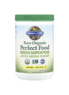 Garden of Life Garden of Life, Raw Organic Perfect Food®, Green Superfood, Juiced Greens Powder, Original, 14.6 oz (414 g)  - Image 1