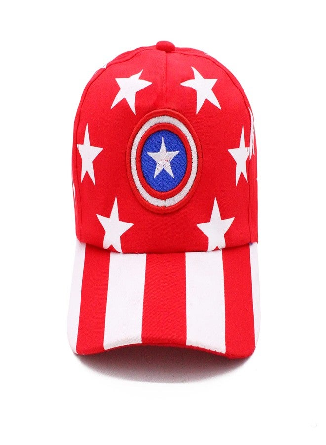 فريتراز قبعة بيسبول صغيرة مطبوعة بشخصيات كرتونية من البوليستر من VRITRAZ للأطفال، للبنات والأولاد من سن 3 إلى 12 سنة (أحمر) - Image 4