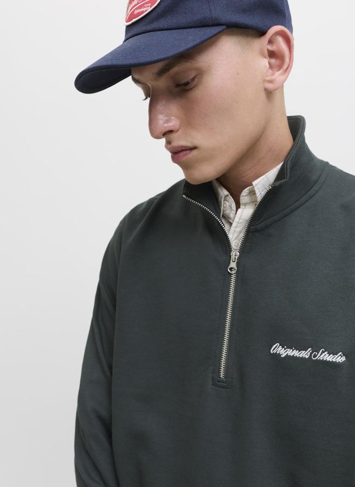 JACK & JONES Logo half Zip Sweatshirt  - Image 5