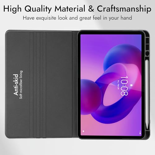 Robustrion Cover for Lenovo Idea Tab Plus 12.1 inch Cover Case with [Pencil Holder], Deer Flip Cover Case for Lenovo Idea Tab Plus Tablet Cover [Auto Sleep Wake Support] - Dark Green - Image 5
