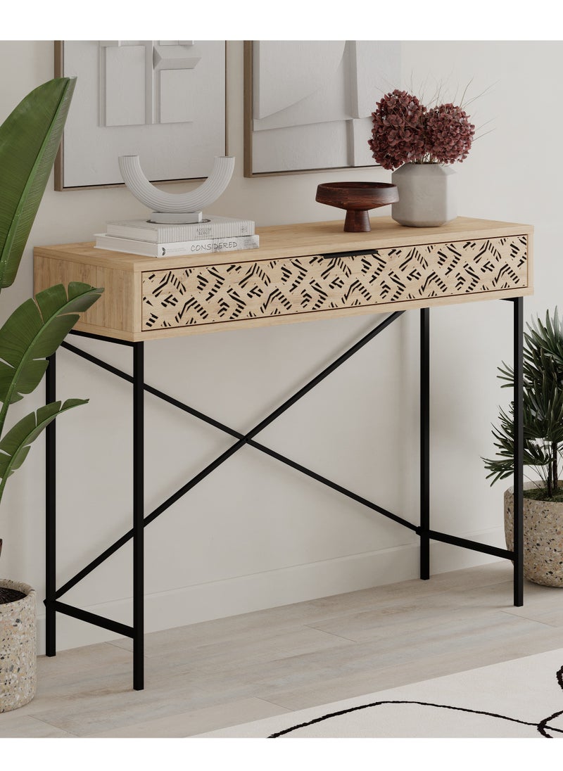 Mourah Home Heaton Console Remastered - Oak - 2 Years Warranty  - Image 2