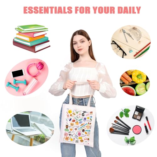 MEIKIUP Korean Group Makeup Bag Korean Group Fans Gift Stay Fandom Cosmetic Bag K-Drama Music Merchandise (Around World Tote Bag) - Image 4