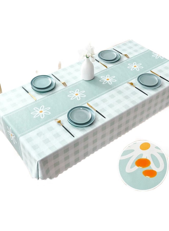 Moon Time Mengting Tablecloth, Waterproof And Oil-Proof, Washable, Dining Table Cover, Rectangular Table Mat, Thickened Table Pad, Placemat - Image 1
