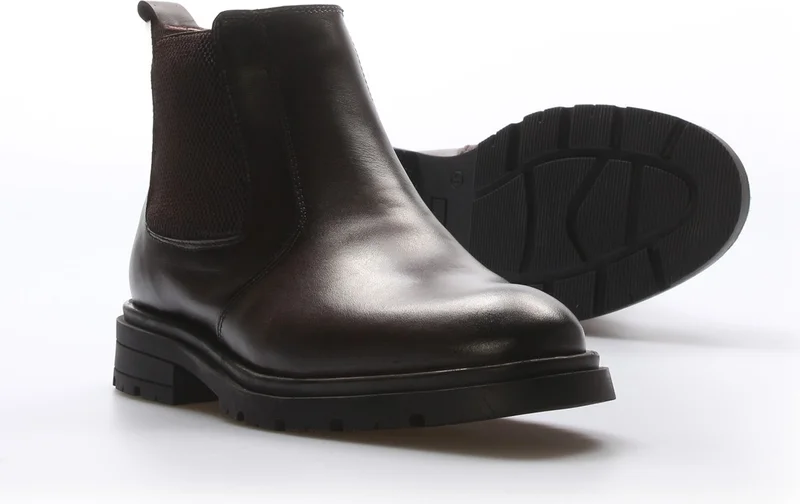فاست ستيب Leather Fur Men's Sports Boots 951KMA99