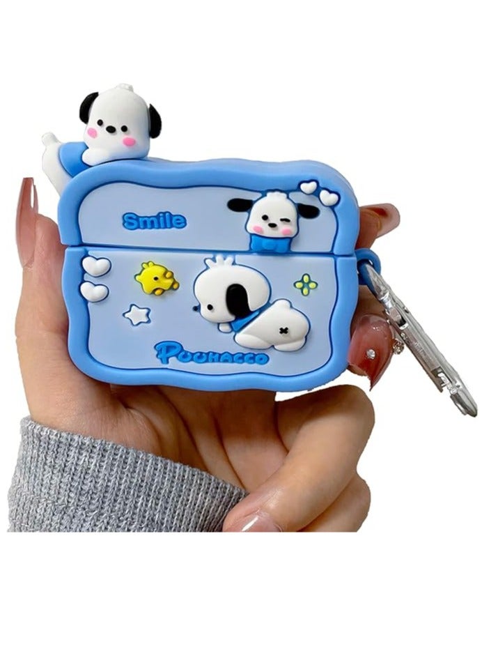 Case Soft Silicone Shockproof Cover for Apple Airpods Pro 2nd, New 3D Cute Cartoon Creative Fun Case with Keychain Design  - Image 1