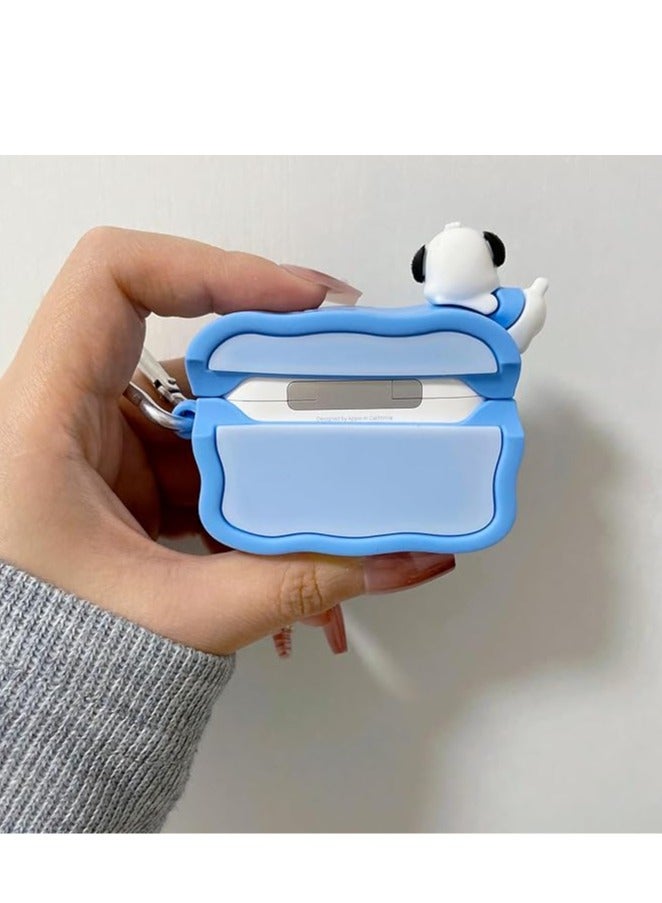 Case Soft Silicone Shockproof Cover for Apple Airpods Pro 2nd, New 3D Cute Cartoon Creative Fun Case with Keychain Design  - Image 2