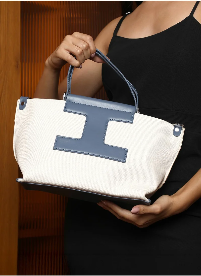 صوص هاوت Women's The Riviera-Daze Hand Bag - Aegean Blue & Cream White