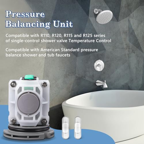 Dreyoo Pressure Balancing Unit for Single Control Bath Tub and Shower Faucets Valves2 Pack Compatible with American Standard M9521000070a R110 R120 R115 R125 - Image 3