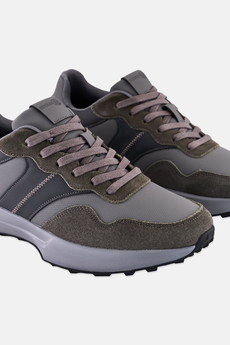 Nordland أحذية رجال خارجية مزودة بأربطة، رمادي داكن - Image 3