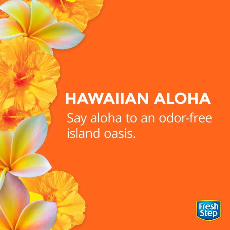 Fresh Step Scented Litter with the Power of Febreze, Clumping Cat Litter - Hawaiian Aloha, 14 Pounds (Package May Vary) (Package May Vary) - Image 2