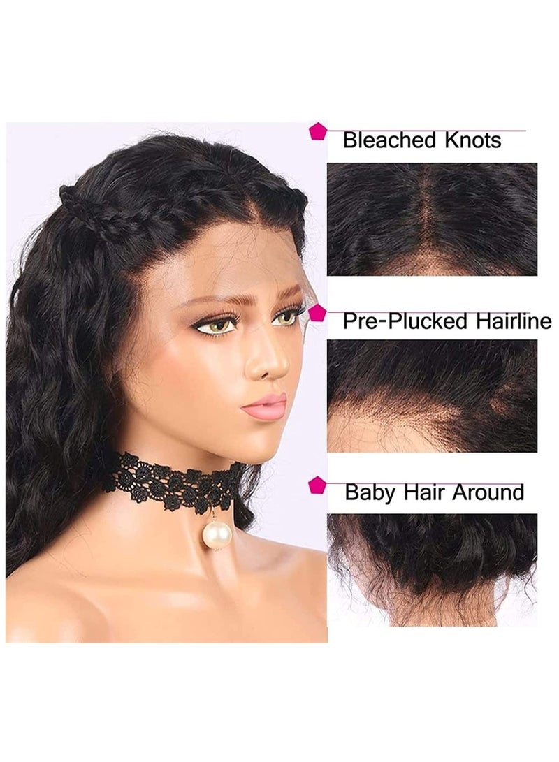 ORiTi Comfortable Wigs Lace Front Short Curly Wavy Bob Style Wigs - Image 4