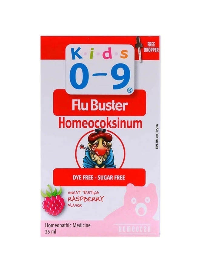 Homeocan Kids 0-9 Flu Buster, Raspberry