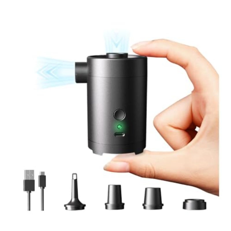 ®Portable mini Electric air Pump Used for Inflating and deflating Vacuum Storage Bags for Inflatable mattresses, Inflatable Sofas, Swimming Rings, etc.with a 3600mAh Rechargeable Battery. - Image 1