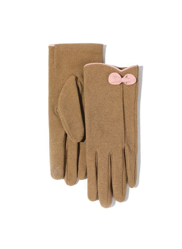 Golovejoy New Cashmere Women's Outdoor Small Fragrant Hair Thickened Warm Gloves 