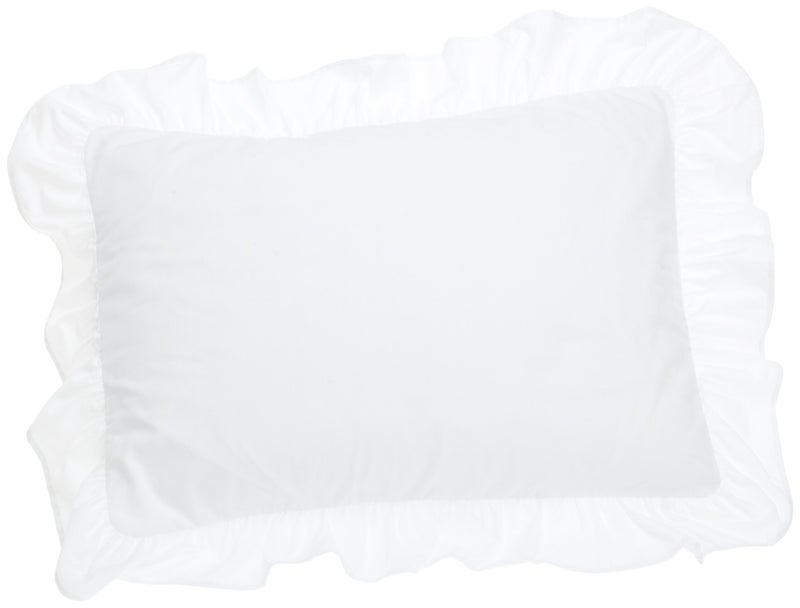 Fresh Ideas Fresh Ideas Ruffled Pillow Sham 2 Pack Standard White 