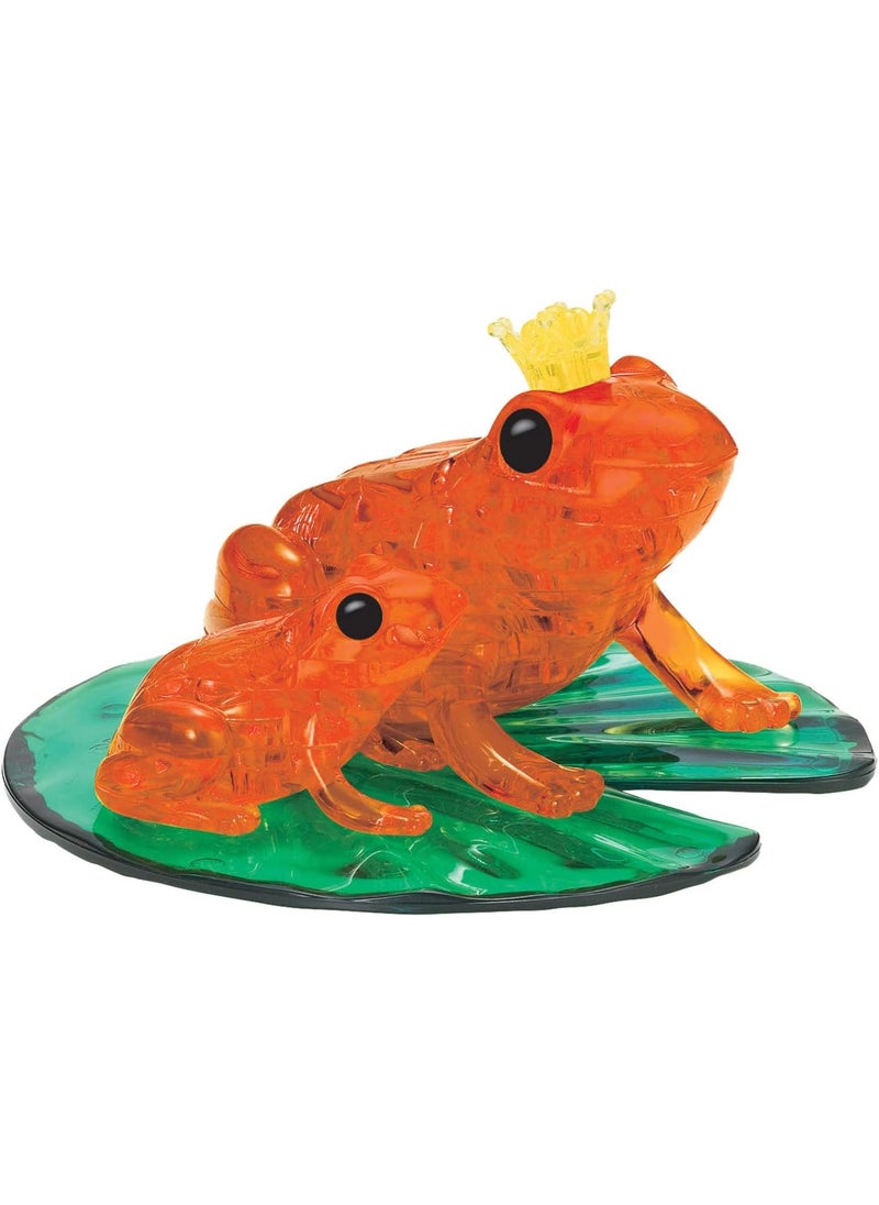 BePuzzled Frog Original 3D Crystal Puzzle Perfect for Puzzlers Ages 12 and Up Challenging to Complete and Beautiful to Display Collect Them All