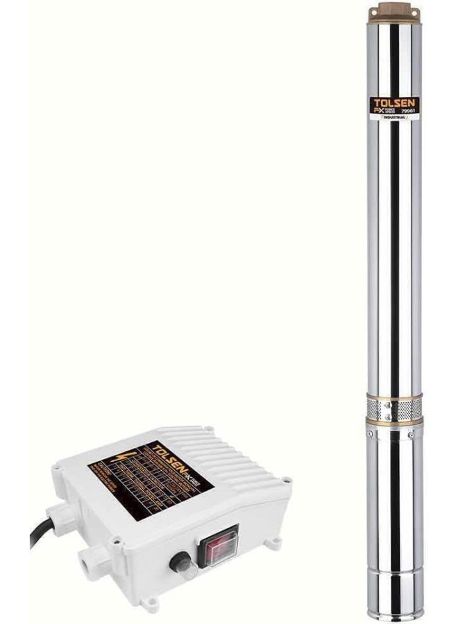 TOLSEN Tolsen Deep Well Submersible Water Pump Stainless Steel - Image 1