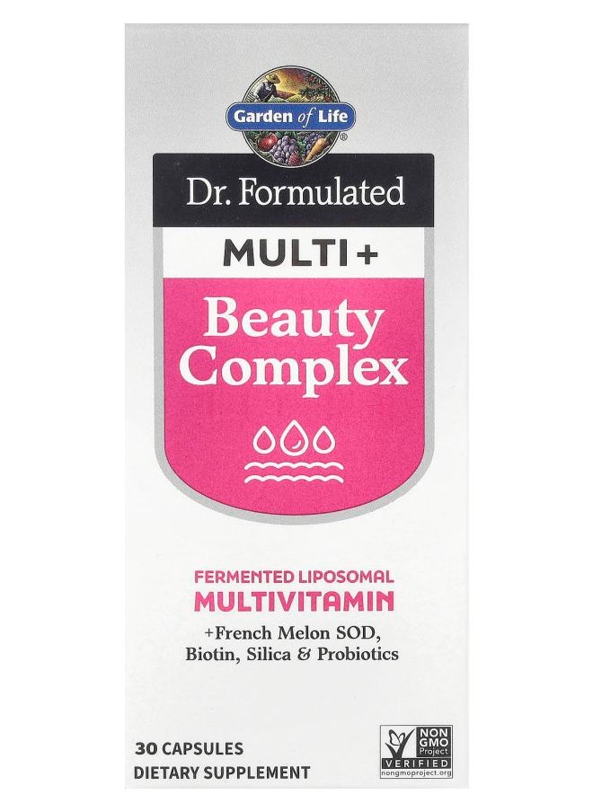 Garden of Life Dr. Formulated Multi+ Beauty Complex 30 Capsules 