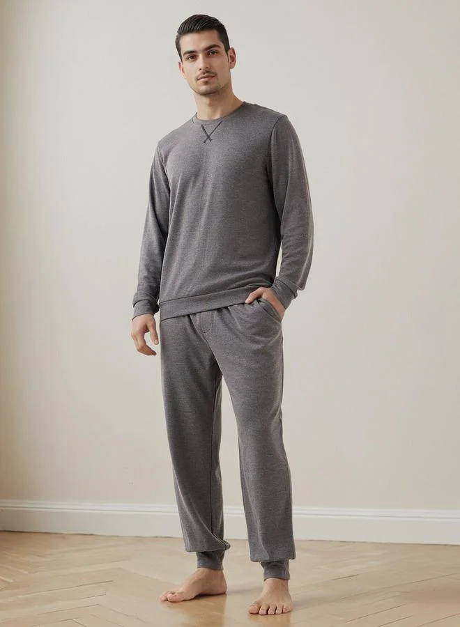 سبلاش فيڤ Textured Pyjama Set