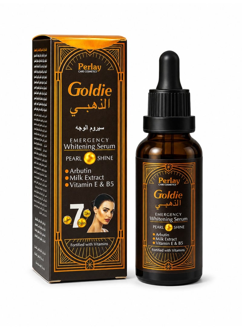 Perlay Goldie Emergency Whitening Serum, 30ml - Image 1