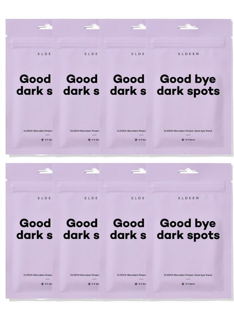 Good Bye Dark Spots - Eldeen Microdart Project: Dark Spot Patch - The Ultimate Solution for Your Skin, fade any dark spot, clear, 6 darts, Packages of 1, 2, 4, and 8 (Pack of 8)