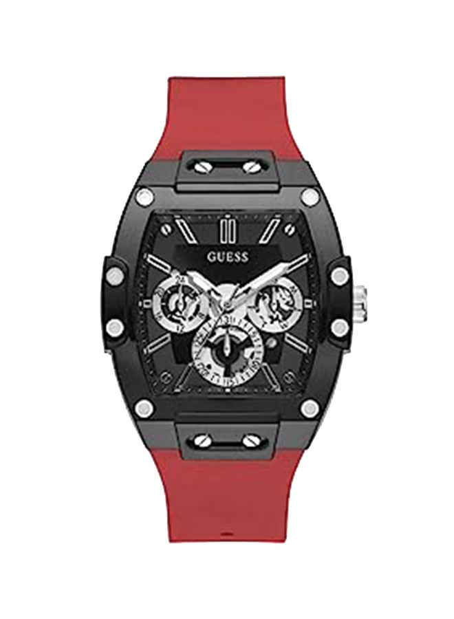 GUESS ساعة يد سيليكون تناظرية للرجال - GW0203G4 - 43 مم - Image 1