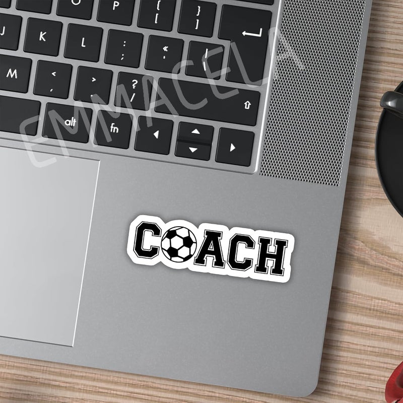 EMMACELA (3PCS) Coach Soccer Sticker, Soccer Stickers - Waterproof Vinyl Decals for Laptops, Tumblers, Scrapbooks, Books, Water Bottles Size 3 x 0.9 Inch - Image 4