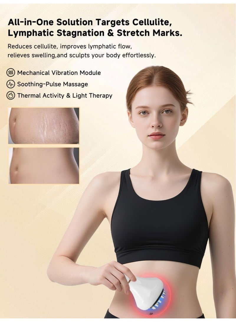 Body Sculpting Machine, Lymphatic Drainage Massager & Anti Cellulite Massage Tool, Helps Reduce Stretch Marks & Cellulite, Pain Relief Devices for Sciatica Nerve, Legs, Arms, Hip, Muscle & Lower Back - Image 3