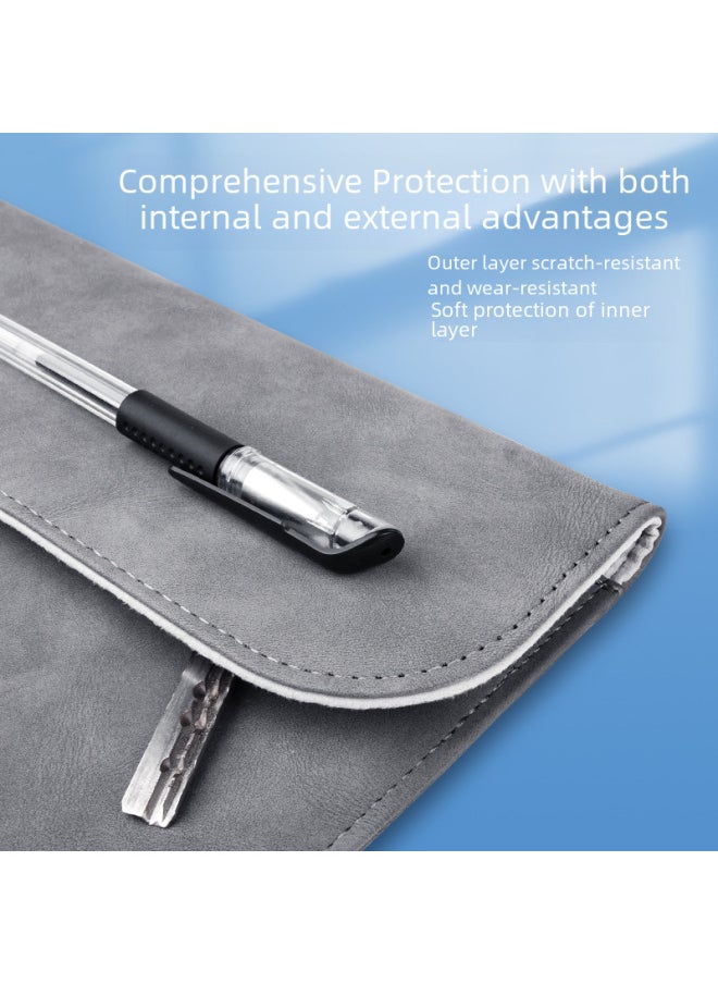 Generic - Pro 14-inch Laptop Computer Inner Sleeve Bag Compatible For Huawei 13.3-inch Notebook Computer Digital Protective Cover-Color: Cloud Brocade Ash-Applicable Model:13/13.3 Inch - Image 1
