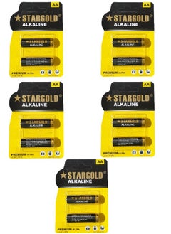 Stargold Alkaline AA Batteries – Long-Lasting, 1.5V Premium Ultra Power, Ideal for High-Drain Devices, Pack of 10 Pieces (5 Cards) - pzsku/Z5D1E92A3355B94E935EDZ/45/_/1729528240/f6109864-eca9-4578-bec7-6db7bea72ba4