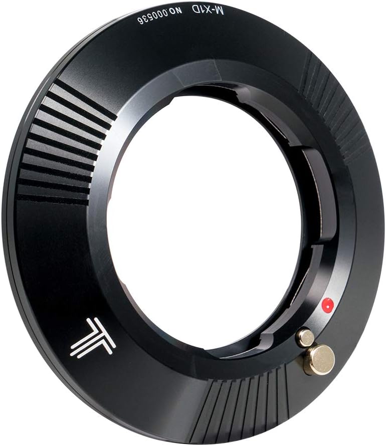 TTArtisan Lens Adapter/Converter Ring for Leica M Mount Lens to Hassel X1D Mount Camera Body Black - Image 1