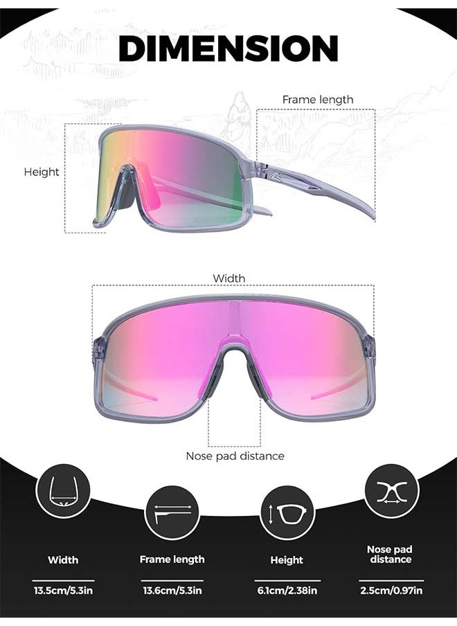 Rockbros ROCKBROS Photochromic Sunglasses for Men Women Cycling Glasses UV Protection Sports Sunglasses  - Image 5