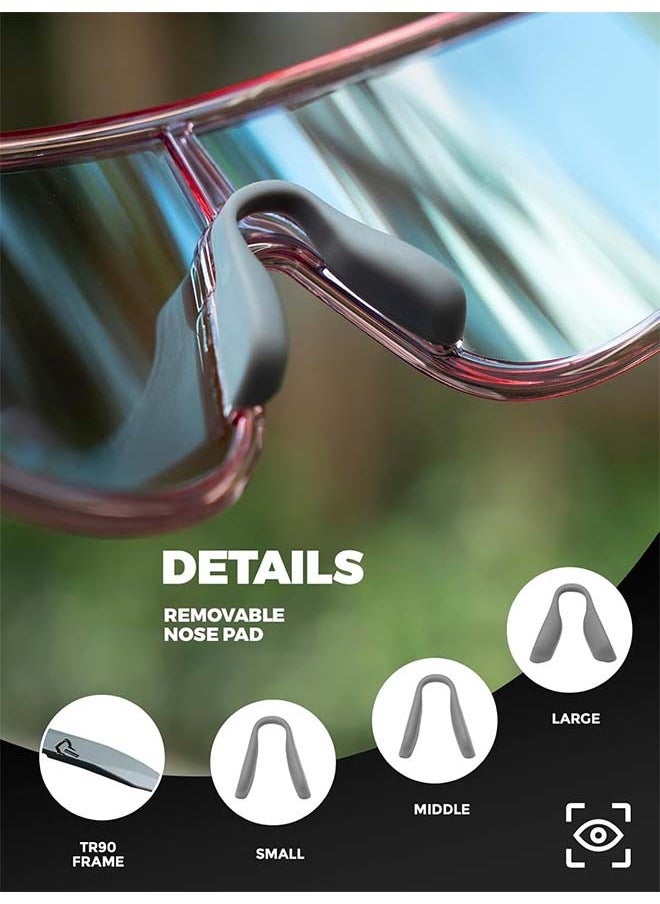 Rockbros ROCKBROS Photochromic Sunglasses for Men Women Cycling Glasses UV Protection Sports Sunglasses  - Image 4