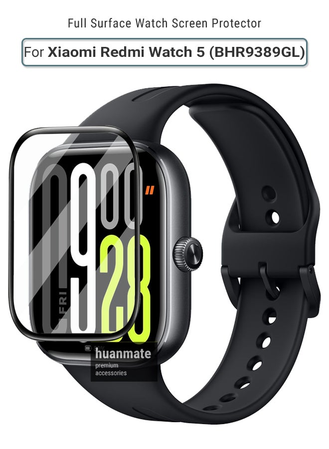huanmate Xiaomi Redmi Watch 5 Premium Screen Protector- Crisp Clarity, Ultimate Safety, Shield Against Smudges, Reliable Quality, Easy Installation & Removal  - Image 1