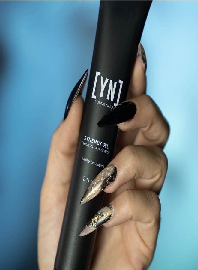 Young Nails Synergy Gel System, Building Gel - Hard Builder Gel, Superior Adhesion & Strength, Structured Nail Gel Builder - Concealer Gel, Pink, Precision Applicator (2 fl oz) - Image 5