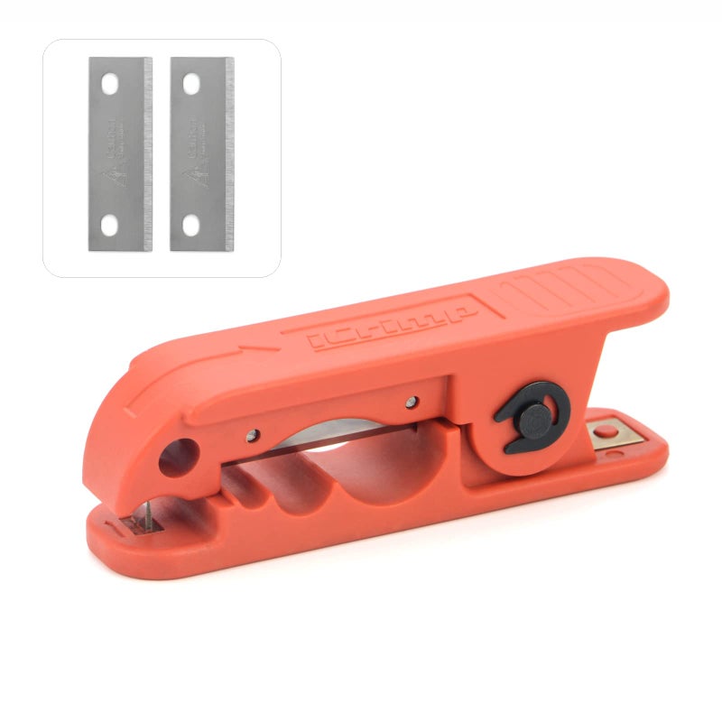 IWISS iCrimp ICP-240 Cable Stripper for AWG 12 to 4/0 Round Cables, Radial Wire Stripper with 2 Extra Blades - Image 1