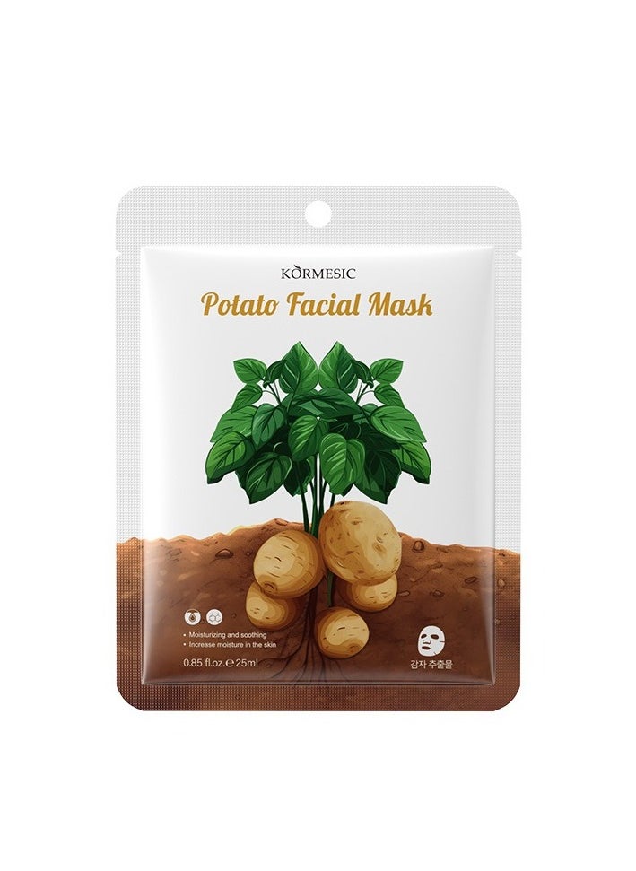 Kormesic 5pcs Potato Mask 25ml - Soothing & Hydrating  - Image 1