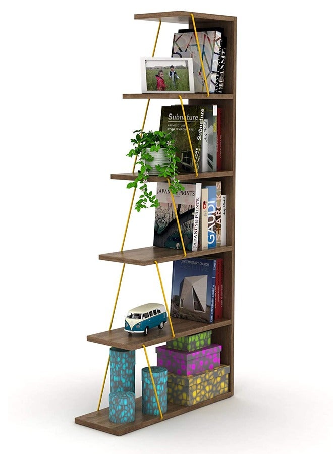 Home Canvas Rafevi Tars Modern Mini Book Shelves for Living Room or Study Room, Easy Assembly Book Shelf - Image 2