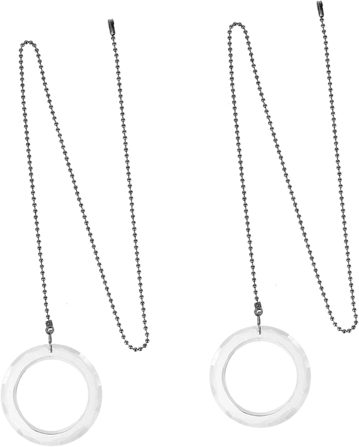 كريستال سقف مروحة سلسلة سحب ديكور قلادات معلقة زخارف - Image 1