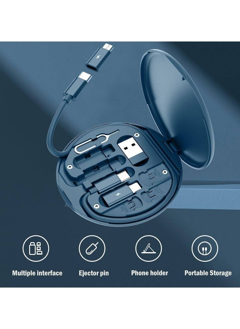 The data cable sets are suitable for everyone compatible with Android/iOS/USB Type C devices