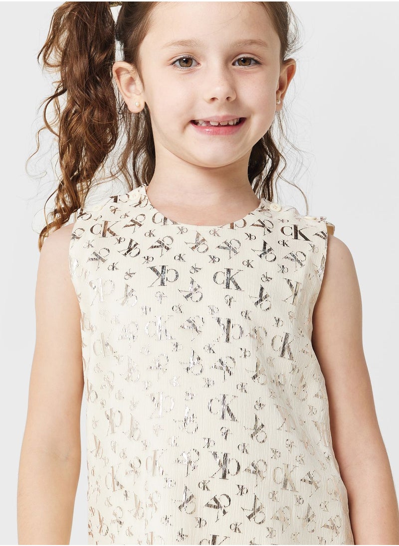 Calvin Klein Jeans - Infant Logo Printed Dress - Image 1