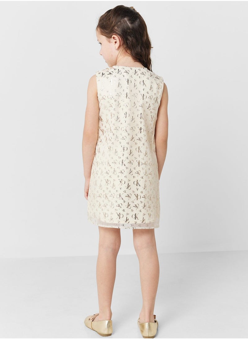 Calvin Klein Jeans - Infant Logo Printed Dress - Image 1