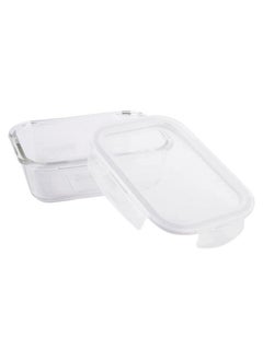 LOCK & LOCK OVEN GLASS RECTANGULAR FOOD CONTAINER 630 ML  - Image 4