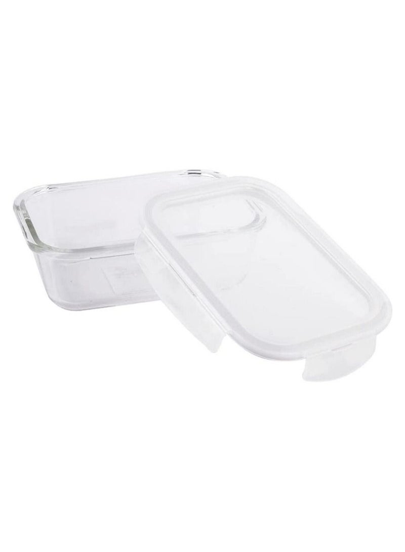 LOCK & LOCK OVEN GLASS RECTANGULAR FOOD CONTAINER 630 ML - Image 4