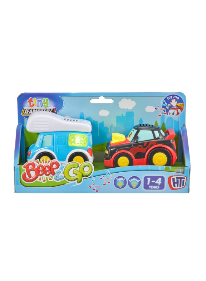 Teamsterz Tiny Teamsterz Beep and Go 2 Pack (4 Assorted) - Image 4