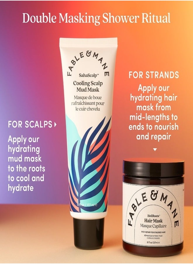 Fable and Mane - Fable and Mane SahaScalp™ Cooling Scalp Mud Mask 177ml - Image 1