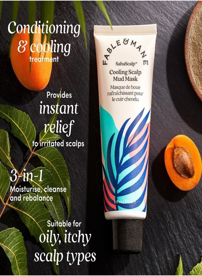Fable and Mane - Fable and Mane SahaScalp™ Cooling Scalp Mud Mask 177ml - Image 1