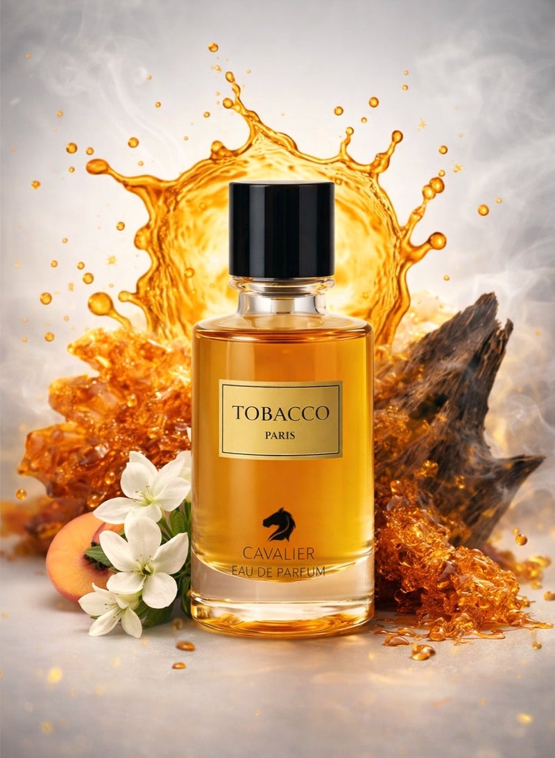 Cavalier Perfume Luxury Men’s Perfume The Cavalier Tobacco Paris 100ml | Long Lasting Perfume for Men with Warm Spicy & Smoky Fragrance with Honey and Floral Touch | Men's Eau de Parfum - Image 1